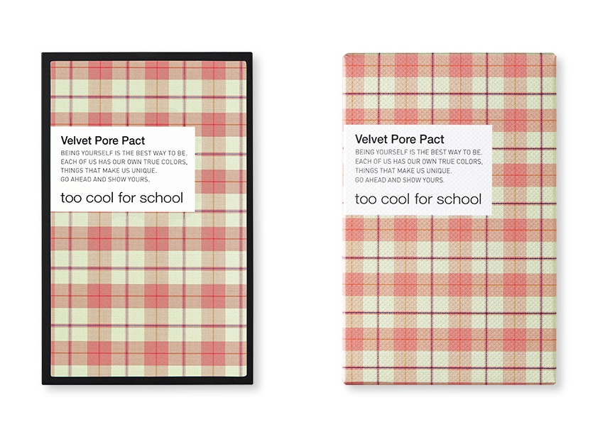 [Too cool for school]Check Velvet Pore Pact 7g